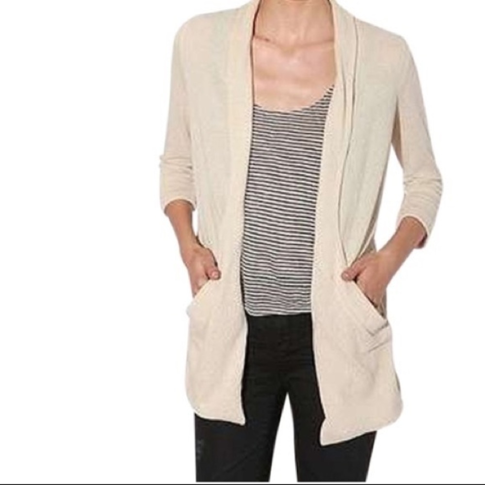 Urban Outfitters Long Cream Cardigan Sweater